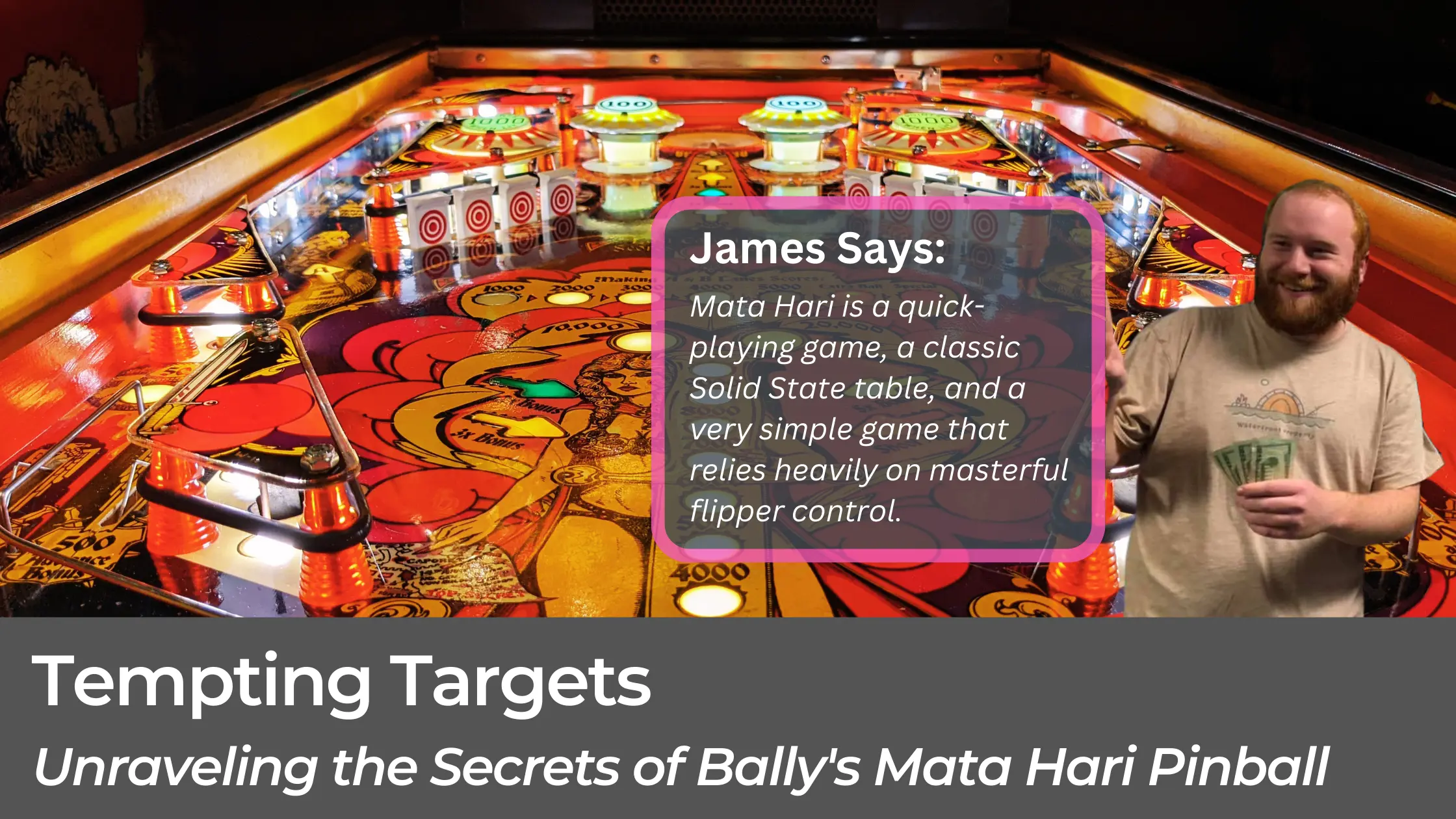 How to Play Bally's Mata Hari Pinball Rules Overview & Tutorial